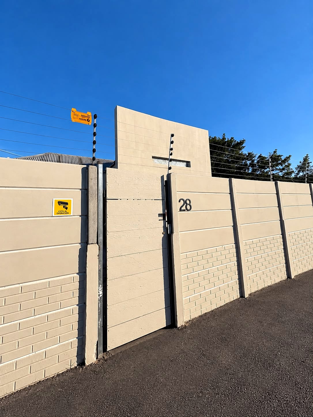 The gate at 28 Caledon Street